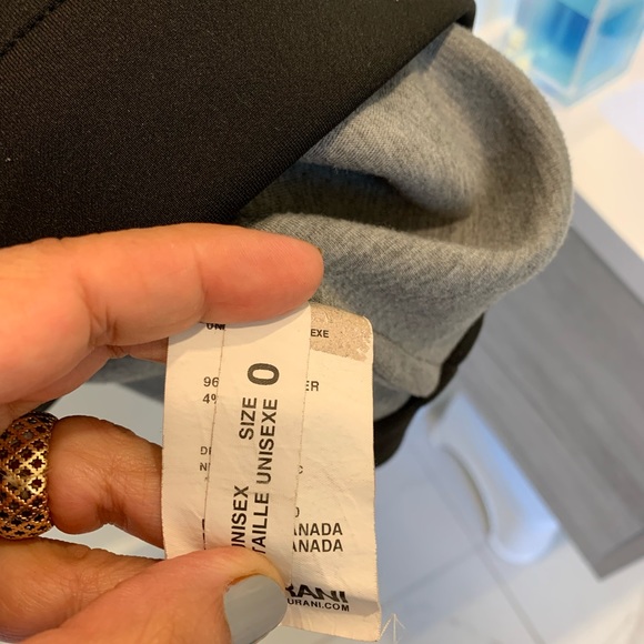 RAD Hourani black long sleeve oversized square neck top. Size 0 (XS). Unisex - Picture 4 of 6